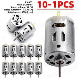 RS-385 DC 모터 12V 마이크로 엔진 전기 모터 드릴 용 고 토크 기어 박스 스테인레스 스틸 9800rpm 브러시