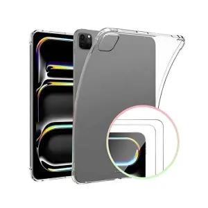 [셀러에이드]bns 아이패드 프로12.9 4세대 에어백 케이스+강화유리 2매 젤리 투명