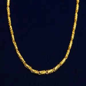 베티블루 24K 순금 대나무 패턴 체인 남성 남자 금 목걸이 18.75g (5돈)