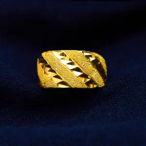 순금 24K 컷팅 사선 남성 남자 금 링 반지 18.75g (5돈)