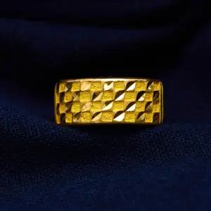 순금 24K 컷팅 패턴 남성 남자 금 링 반지 18.75g (5돈)
