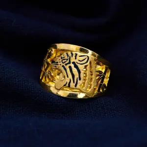 베티블루 24K 순금 대나무 호랑이 타이거 남성 남자 금 링 반지 18.75g (5돈)