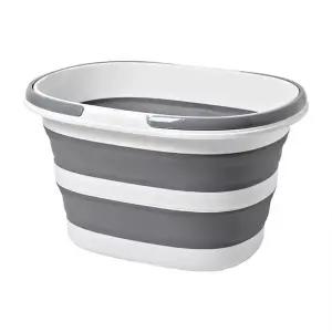 오아픽 11번가 손잡이 휴대용 다용도 접이식 수납정리바구니 사각 바스켓