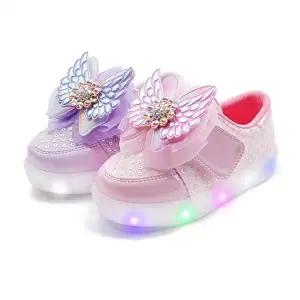 [풋풋]풋풋 엔젤라이트 스텝 LED 아동 슬립온 운동화 단화