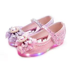 [풋풋]풋풋 하트스팡클 LED 아동 여아 구두 발광신발