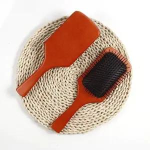 머리빗 헤어브러시 쿠션 패들 헤어드라이빗 우드 (WFK8CY7)