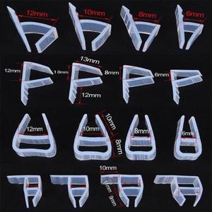 2M 방수 샤워 도어 씰 스트립 6-12mm - 범용 HFU 타입 욕실 스크린 갭 실러 유리문 홈 리노베이션용