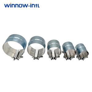 차량용 랩 조인트 클램프 머플러 밴드 배기 커플러 스테인레스 스틸 파이프 2 