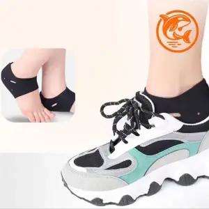 (색상 블랙)부드러운 각질 제거 발가락 관리 양말 보습효과 발뒤꿈치 양말