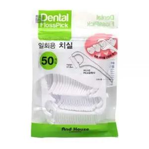 bns 덴탈 일회용 위생 치실 50p 세트 리필치실 치실치간