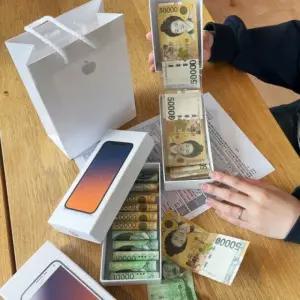 핸드폰 박스 생일 스마트폰 어버이날 생신 용돈 부모님 반전 돈선물