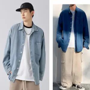 좋은 남자 오버핏 청남방 봄 가을 데님셔츠 아우터