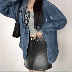 ( )데이트 아우터 청 룩 봄 코디 가을 데님 간절기 자켓