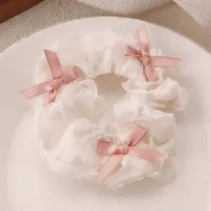 여자 곱창 밴드 헤어 머리끈 헤어슈슈 여성 기본 베이직 데일리 러블리 데이트 봄 여름 리본 오간자