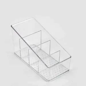 ( )탁상 투명 정리함 리모컨거치대 문구수납함 다용도펜꽂이 소품보관통