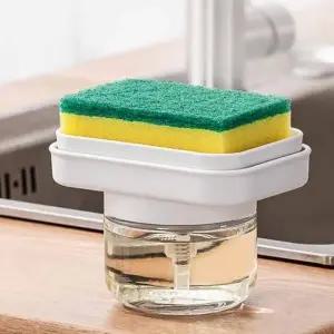 ( )사각 수세미 펌프 세제통 세제보관 주방세제거치대 세제펌프 펌프용기