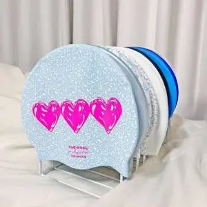 ( )수영 모자 거치대 스탠드 실리콘 스윔캡 정리 보관 걸이 남녀공용