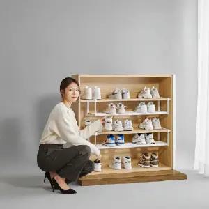 신발장 선반 코너 틈새 수납 거치대 정리 선반장
