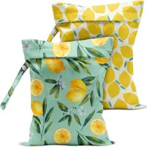 zcyxuw 2개의 젖은 가방 드라이 수영복용 여행 해변 수영장 기저귀 더러운 요가복 세면도구 메이크업 여성