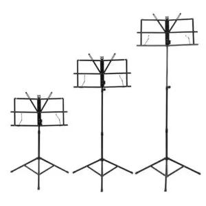 ( )3단 접이식 보면대 휴대용 악보 거치대 받침대 악보대