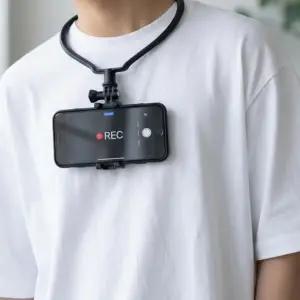 ( )스마트폰 1인칭 유튜브 목 거치대 핸드폰촬영거치대