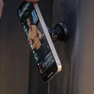 ( )헬스장 자석 거치대 거치대 휴대폰 운동촬영