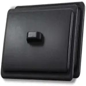 베버 소프트 스크림 머신과 호환되는 투피스 플라스틱 믹스 호퍼 뚜껑 - 내구성 있는 교체용 커버 (