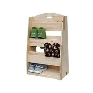 ( )루미나D 슬리퍼꽂이 원목라운실내화거치대