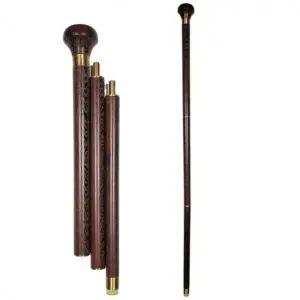 최고급 3단 분리형 신사 지팡이 지팡이스틱 어르신지팡이