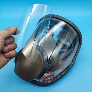 스프레이 마스크 커버 6800 가스 마스크 호흡기 용 안티 스크래치 보호 렌즈 필름 풀 페이스 윈도우 스크린