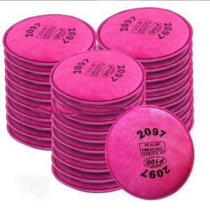 6800 7502 6200 FF402 시리즈 호흡기 방진 2091/2097 미립자 필터 P100, 많은 페인트 스프레이 산업 방진