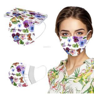 일회용 호흡기 멜트블로운 천 성인용 옷걸이형 프린팅 패션 보호용 멜팅 스프레이 방진 마스크 50개입