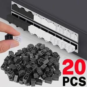RJ45 Dustplugs 이더넷 허브 포트 RJ45 방진 커버 캡 보호기 플러그 컴퓨터 라우터 스위치 암 포트 용 실리