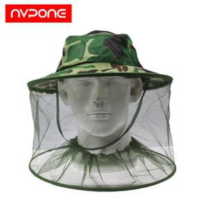 모기 모자 모기 베일 야외 곤충 보호 양봉가에 대한 범용 보호 마스크 위장 모자