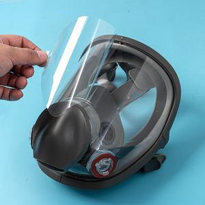 3M 6800 가스 마스크 호흡기 용 안티 스크래치 보호 렌즈 필름 풀 페이스 윈도우 스크린 프로텍터 페인팅