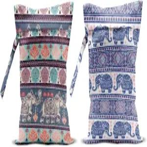 하나미야 나 엘리펀트 여성용 선물 2개의 젖은 가방 수영복 기저귀 수영장 해변 더러운 요가복 세면도구