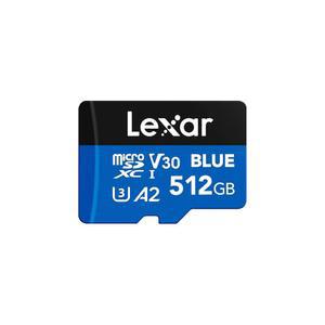 LEXAR 512GB 블루 마이크로 SD 카드 마이크로SDXC UHD