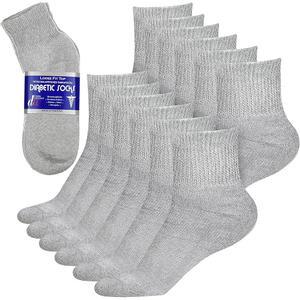 데브라 와이츠너 성 발목 크루 양말 남성용 비구속 루즈핏 12켤레