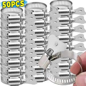 조절식 스테인리스 스틸 호스 클램프손잡이 포함  튜브 파이프 클램프 웜 기어 플라이어 공구 가정용 수도