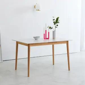 [베스트리빙] 스칸디 12T 포세린 통 세라믹 4인(1200) 원목 식탁/식탁 단품