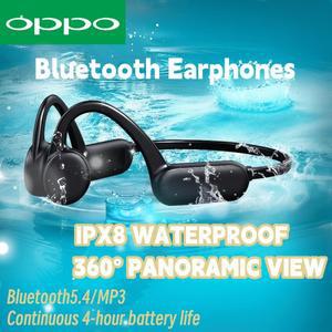 OPPO 골전도 헤드셋 무선 수영 헤드폰 IPX8 블루투스 5.3 마이크 방수 운동 피트니스