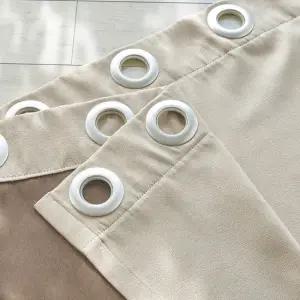 소프트 아일렛 암막커튼 중대형세트 380cm(180x235 2장) 4색상 +끈2, 후사고리2