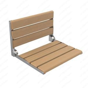 현대식 나무 벽걸이 접이식 샤워 의자 욕조