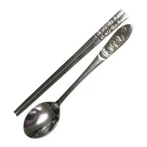 [골드스마일]젓가락 숟가락 어린이 아동 식기 세트 코끼리 수저