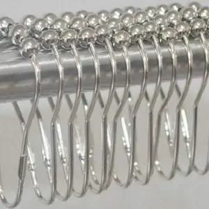 [콩심팥심]다용도 커튼 고리 구슬 커튼 링고리 스텐레스 금속 부자재