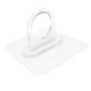 욕실디스펜서 샴푸정리홀더 욕실용품 투명걸이 샤워선반 다용도링후크 샴푸걸이