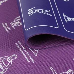 운동 매트 초보자 가정용 피트니스 요가 매트 트레이닝 휴대용 바닥 가이드 미끄럼 방지