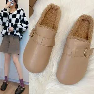 겨울슬리퍼 QV313699 LK307 뮬 블로퍼 방한화 방한 털안감