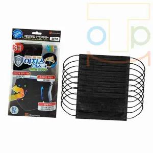 탑몰 일회용 마스크 블랙 L 400개입 3중마스크