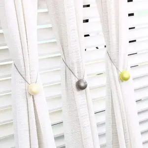 자석 커튼 홀더 마그네틱 커튼줄 커튼 타이 세트 자석홀더 방염커튼